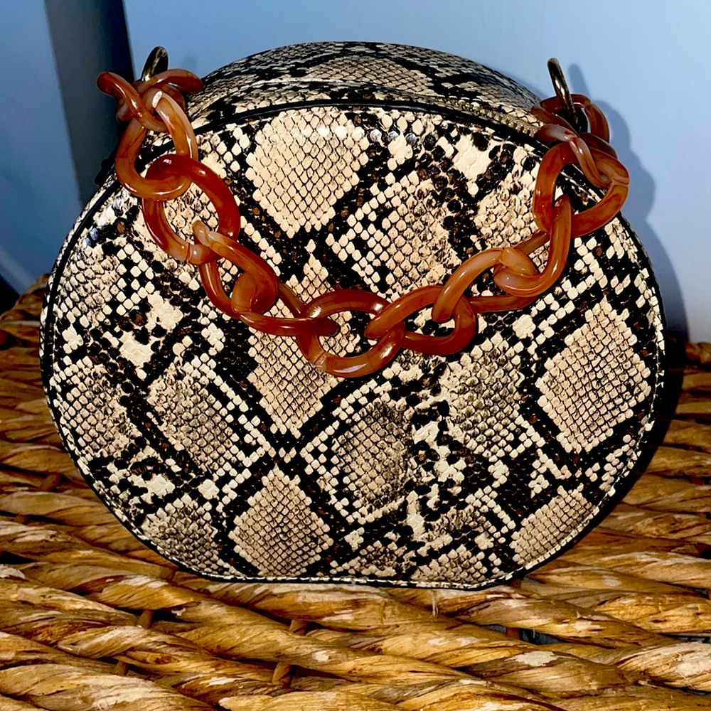 Snakeskin purse